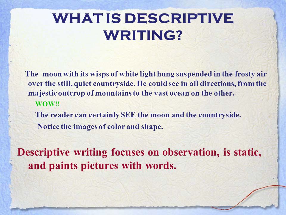 Creative Writing Getting the Setting Right! Thinking about - PowerPoint PPT Presentation
